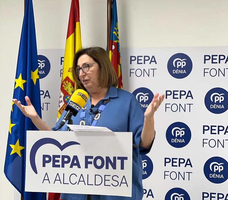 Pepa Font: “La mala gestión del Ayuntamiento de Dénia hará que los ciudadanos paguemos casi 3 millones de euros por unos terrenos de 35.000 m2”